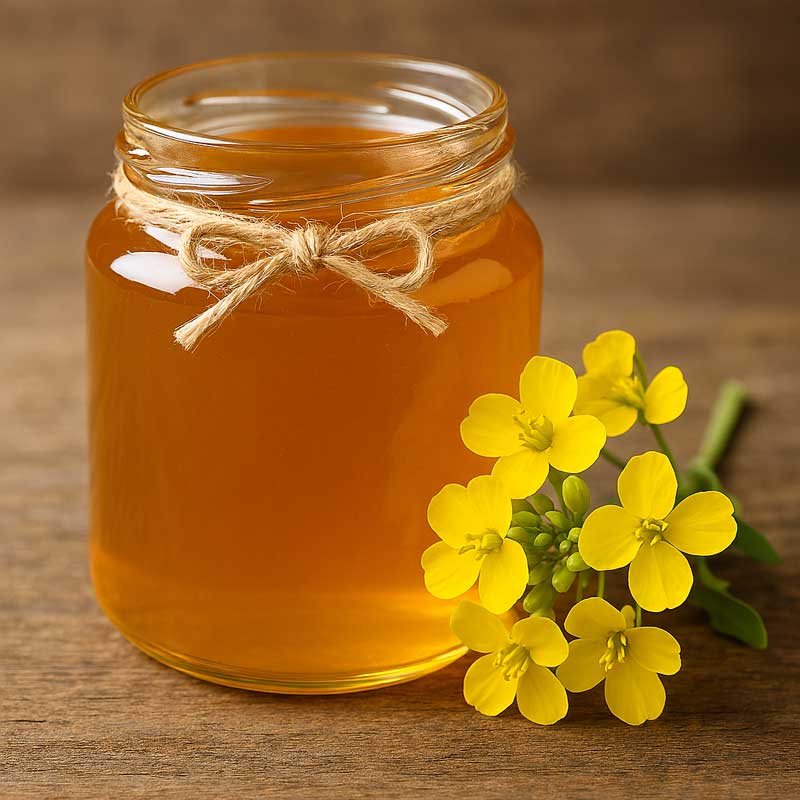 Organic Mustard Flower Honey